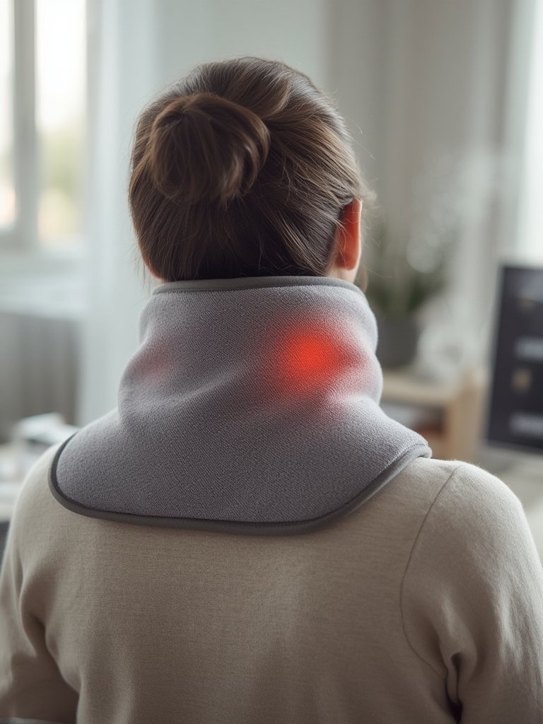 heating pad in action