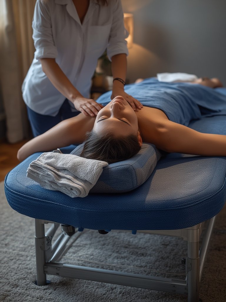 massage kit in action