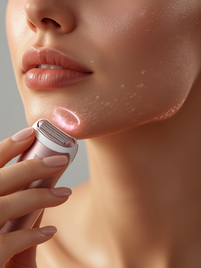 facial remover in action